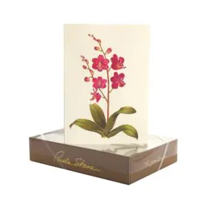 Orchid Blank Card: Single Sleeved Caard