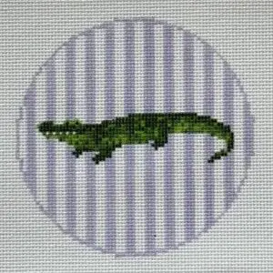 Alligator Striped Round 4"