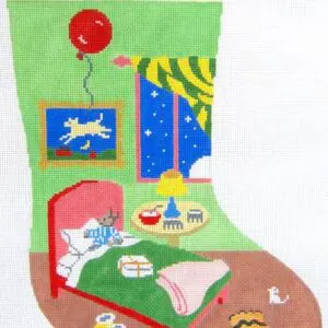 477-Goodnight Moon Christmas Stocking 12 X 18