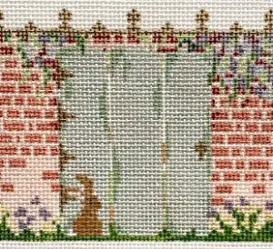 Secret Garden Door - approx. 4" x 3 1/4" - 18 mesh
