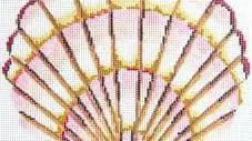 Scallop Shell 9.25" x 10" - 13 mesh