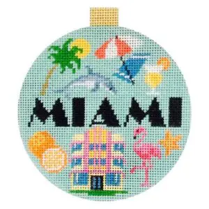 KB 1261-Travel Round-Miami- 4" Round- 18 Mesh