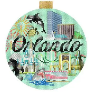 KB 1447-Travel Round-Orlando- 4" Round- 18 Mesh