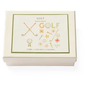 Golf Note Card Box
