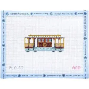 San Francisco Cable Car Trolley -3" x 4.5"- 18 Mesh