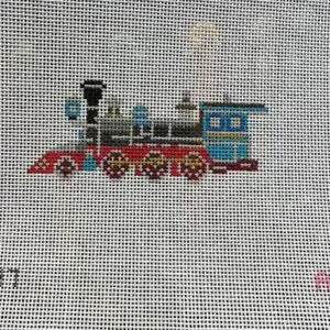 Blue Locomotive -3" x 4.5"- 18 Mesh