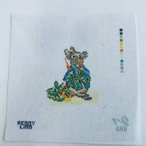 Vintage Bunny - 4" x 4"-18 Mesh