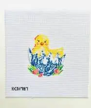 Chinoiserie Chick in Egg Canvas - 18 Mesh