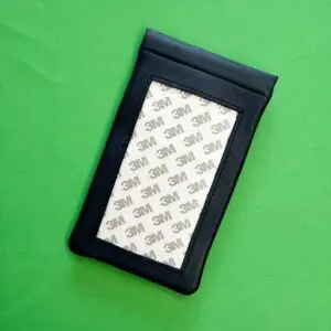Self Finishing Leather Eyeglass Case-2 3/4" X 4 1/2" 18 mesh (opening)