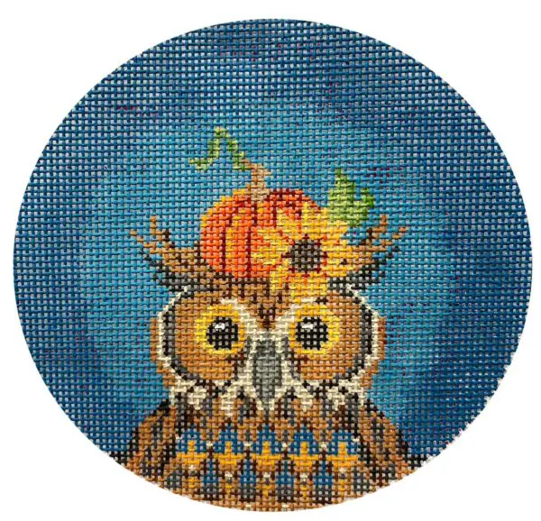 Oliver the Owl-4.5" Round - 18 Mesh