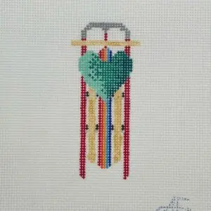 Love Sled Ornament 13 mesh