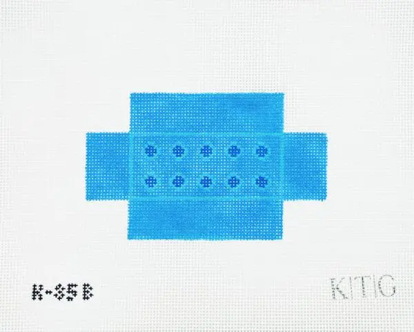 Mini Brick Blue 1" x 4" 13 mesh