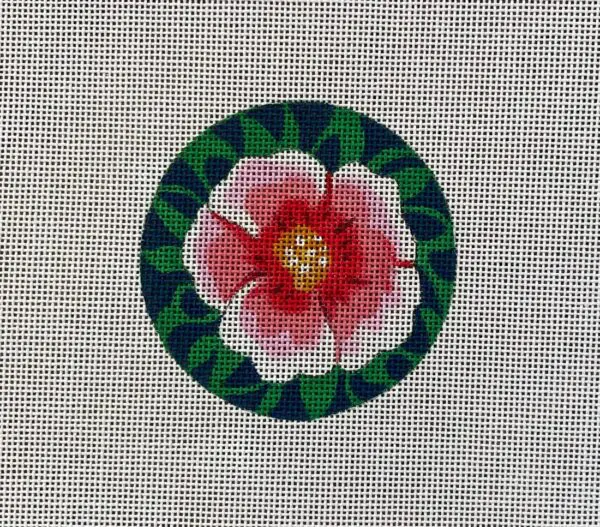 Pink Hibiscus Insert 3" round 18M