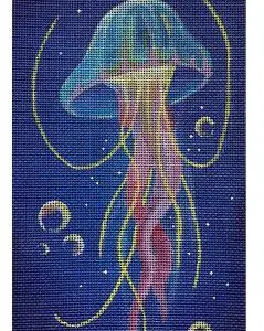 Bubble Jellyfish-18 Mesh- 10" x 5"