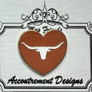 Texas Longhorn-1 1/8" x 1"