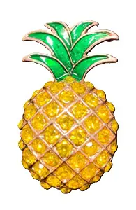 Pineapple-Big Buddies-1" x 1 3/4"