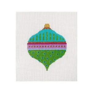 Turquoise Bauble-5" x 4" -13 mesh