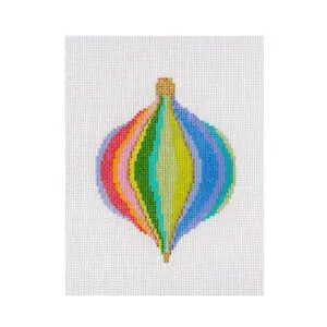 Striped Bauble-5" x 4" -13 mesh
