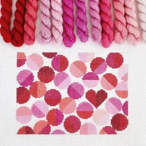 Galentine Clutch- 5.5" x 7.5”-13 Mesh
