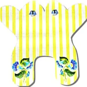M153 Baby Monogram Yellow 11.25" x 10.5"-13 Mesh