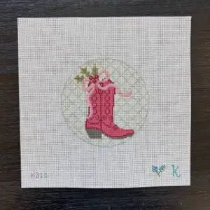 Cowboy Boot and Bow - 18 Mesh