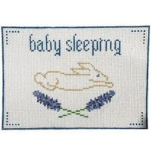 Blue Baby Sleeping 13 mesh