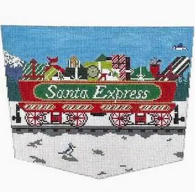 Christmas Tree Car Stocking Topper - 13 mesh
