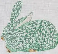 Green Bunny Fishnet - 18 Mesh