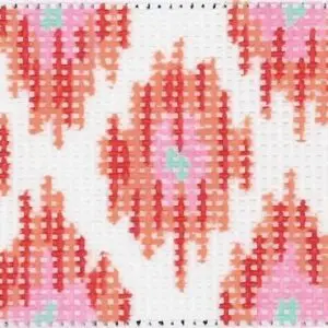 Orange Ikat Cuff 1.5" x 7" - 18 Mesh