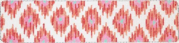 Orange Ikat Cuff 1.5" x 7" - 18 Mesh