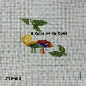 A Color of His Own - 4.5" x 4.5"- 18 mesh