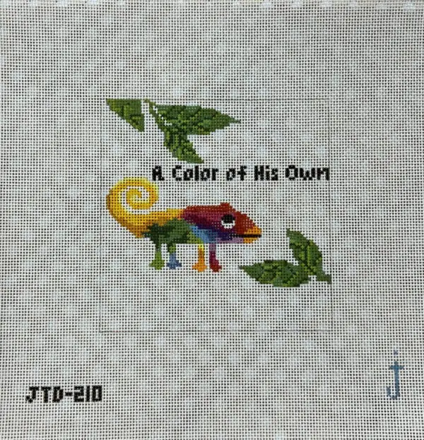 A Color of His Own - 4.5" x 4.5"- 18 mesh