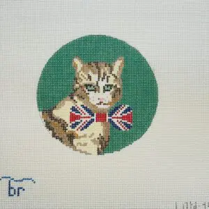 Larry the Cat -4"Round-18 mesh