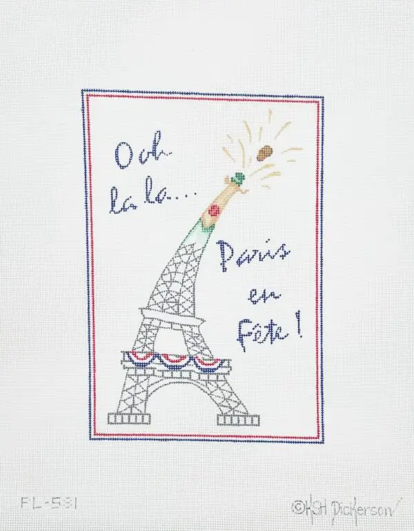 Paris En Fete 5.75 x 8.5" - 18 Mesh