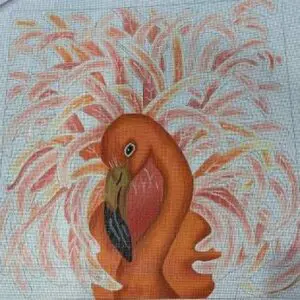 Flamingo 14.75" x 14.75" 13 mesh