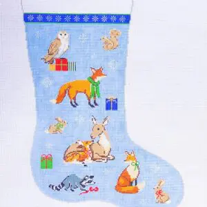 Christmas Forest Stocking-18 Mesh