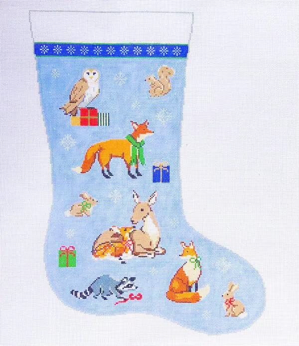 Christmas Forest Stocking-18 Mesh