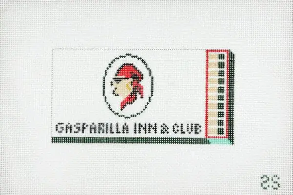 Gasparilla Inn Matchbox- 2 5/8" x 5" - 18 Mesh