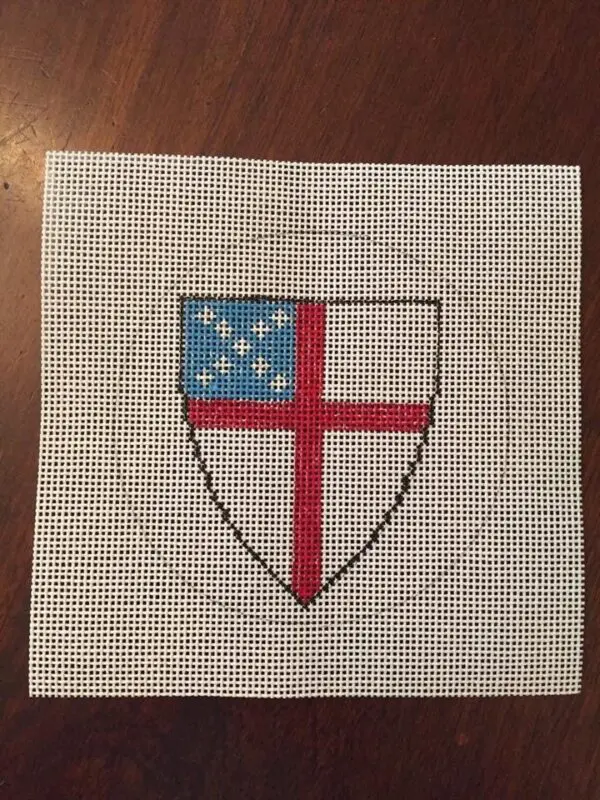 Episcopal Shield - 13 mesh