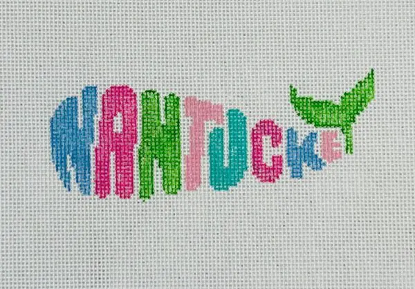 Nantucket Whale- 2.5”x 4”- 18 mesh