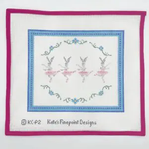 Dancing Bunnies-11.75" x 9.75"-13 Mesh