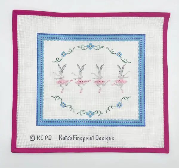 Dancing Bunnies-11.75" x 9.75"-13 Mesh