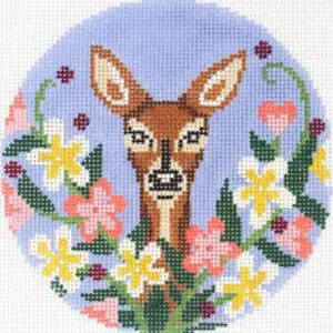 AC 056-Wildflower Doe- 4" Round- 18 Mesh