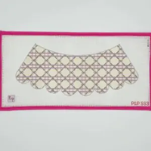 Lavender Cane Lampshade - 18 mesh