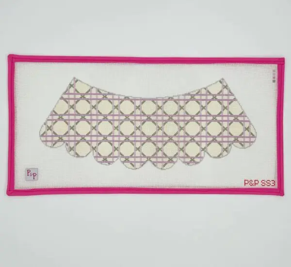 Lavender Cane Lampshade - 18 mesh