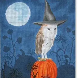 Hatted Barn Owl-10" x 12" -13 Mesh