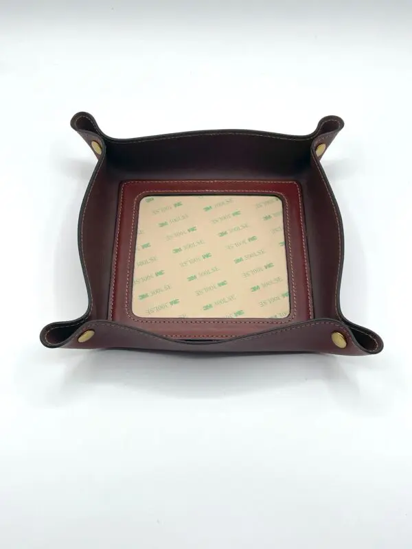 Leather Valet- Natural-5" x 5" Insert