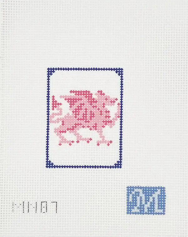 Red Dragon Tile 2 1/4" x 3"- 13 Mesh