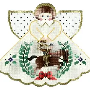 Lord a Leaping- 5.25" x 4"- 18 Mesh