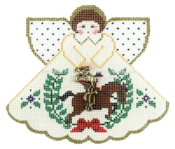 Lord a Leaping- 5.25" x 4"- 18 Mesh